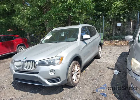 2017 BMW X3 Sdrive28I из США, поврежденный, VIN 5UXWZ7C37H0V92408